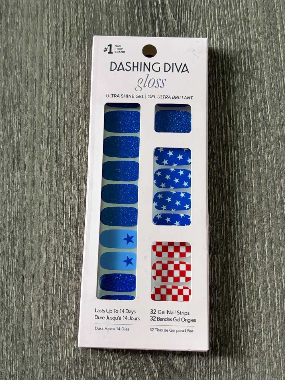 ❤️$6 NWT Dashing Diva Gloss Shade Back to the USA